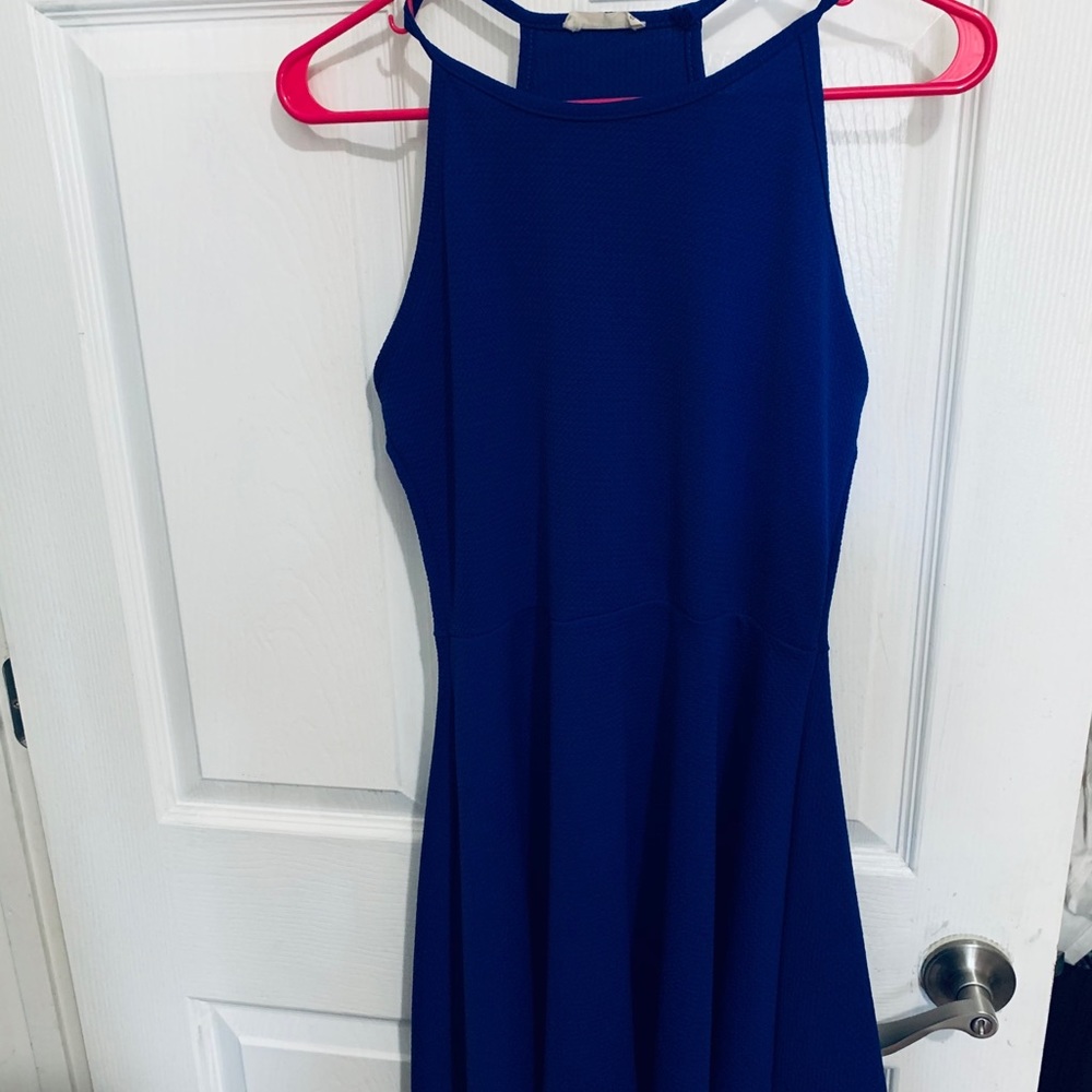Blue dress